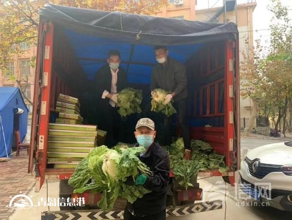 市北驻区律所防疫捐赠献爱心 4000余斤蔬菜送至5家养老院