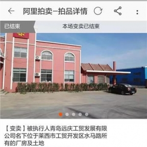 莱西法院首起司法网络变卖成交