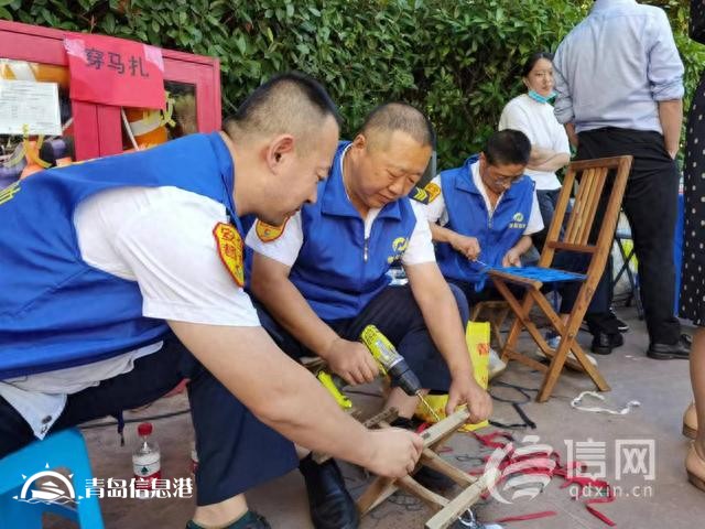 信新相映走进鲁信长春社区 志愿者慢工出细活获居民欢迎