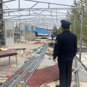 南村执法中队持续强化违建管控，重拳整治违法建设！