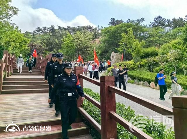 奏响生态保护“协作曲” 崂山森警大队开展森林生态保护宣传活动