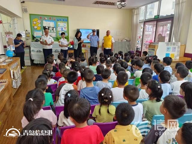 信新相映走进金湖路幼儿园 让孩子们体验当“小铁骑”的乐趣