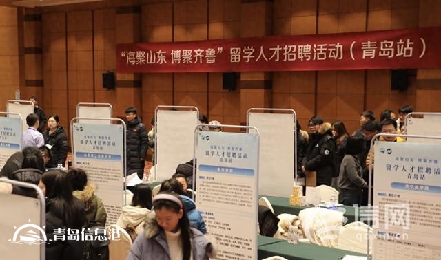 海聚山东博聚齐鲁 留学人才专场招聘活动青岛站成功举办