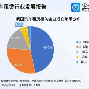 年轻人成租车消费主力军 国内现存97万家汽车租赁企业