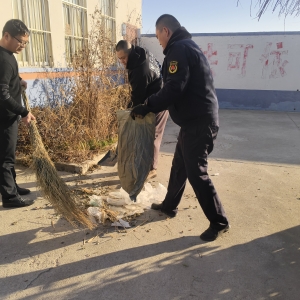 同和中队秋冬季爱国卫生运动：守护健康防线