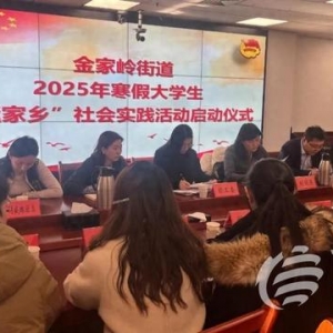 金家岭街道开展2025年“青鸟计划”寒假大学生“返家乡”社会实践活动