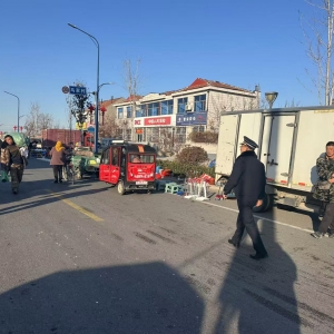 店子执法中队--加强街面综合治理 维护良好市容秩序