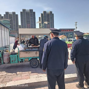 平度市凤台执法中队：文明执法不松懈 清明整治不停歇