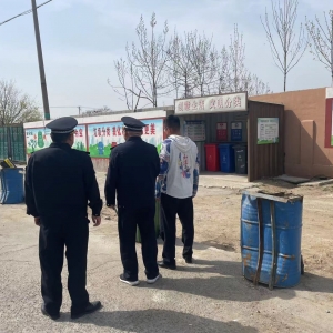 店子中队--多措并举开展垃圾分类行动