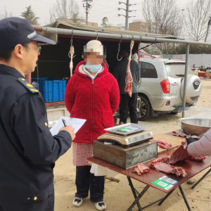 平度市东阁街道执法中队严厉打击畜禽私屠滥宰