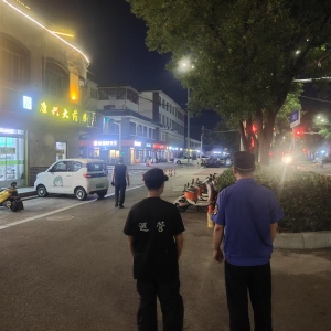同和中队：“信用+执法”夜巡除噪， 守护静美时光