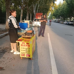 同和中队：“信用+执法”疏堵结合治占道