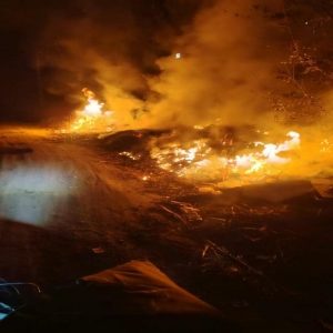 凤台执法中队：快速处置绿化带火情 保障辖区安全