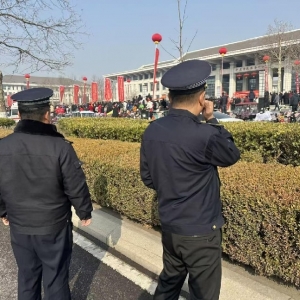 凤台中队 为民俗焕新彩护航 新春启华章