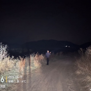 东阁中队夜间执法不松懈 严查森林防火区乱倒建筑垃圾行为