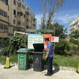 同和中队：执法巡查守底线，垃圾分类入 人心